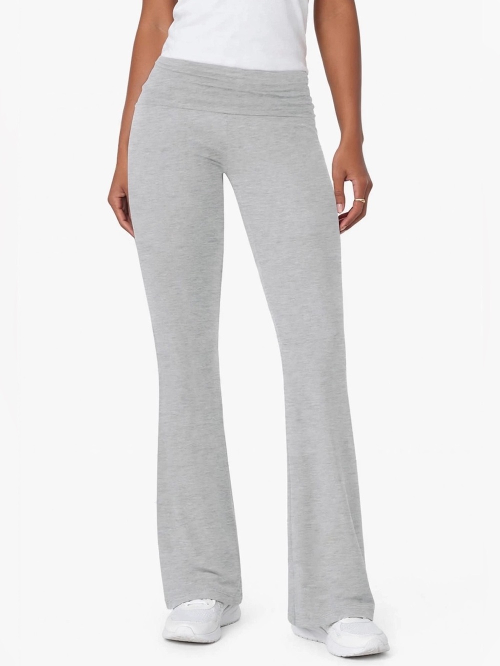 COPYLEAF Flare Leggings Fold Over Yoga Pants Stretch Y2K Lounge size medium